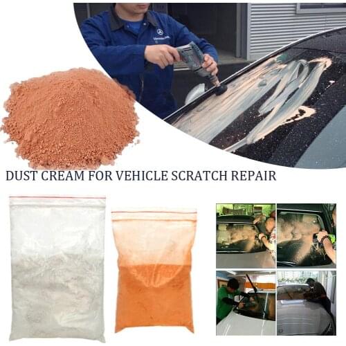 100g Car Scratches Repair Polishing Powder Phone Window Car Headlights Scratch Remover Dust Auto Headlight Polish Car Cleaning