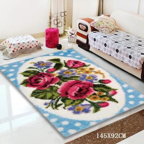 Latch Hook Dog Crochet Carpet Kits Button Cushion Animals Rug Do It Yourself Carpet Foamiran for Flowers Sale Sets Embroidery