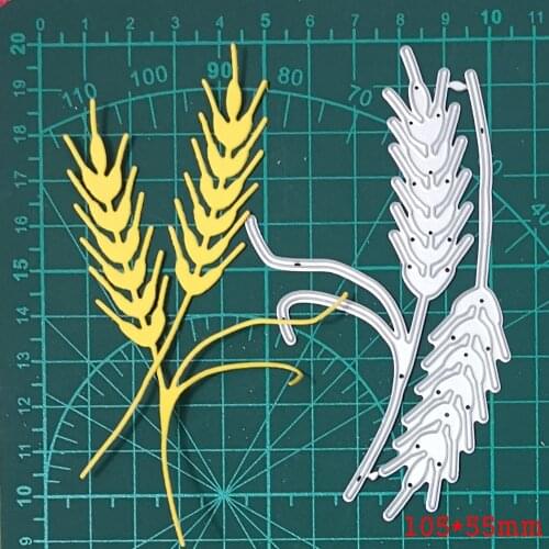 Rice Ears/Wheat Ears/Thanksgiving Metal Cutting Dies For Stamps Scrapbooking Stencils DIY Paper Album Cards Decor Embossing 2020