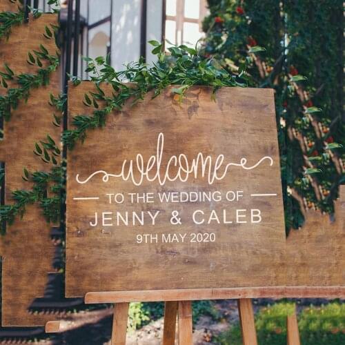 Decal for DIY wedding sign custom vinyl sticker for wedding sign customizable wedding sticker arty Decor Wedding Sign Vinyl