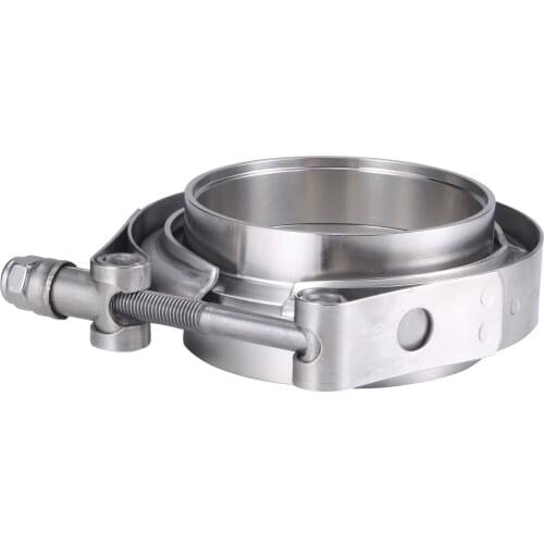 1.5/2.36/2.5/3/4/5 inch Universal Stainless Steel Standard Release Exhaust pipe V-clamp Male Female Flanges Kit
