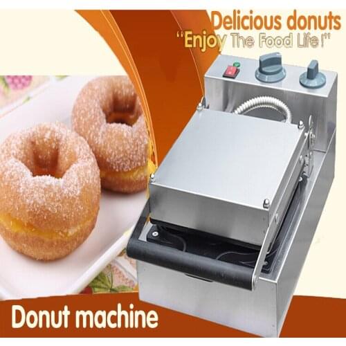 1PC FYX-4A 220V Commercial Non-stick Electric Doughnut Maker Machine 9 holes donut machine in waffle makers