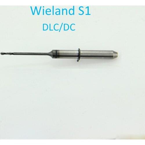 5 PCS/Lot DLC/DC Dental Lab Wieland S1 Milling Burs 0.7/1.0/2.5mm Length 40mm For Open System Cad Cam Milling Machine