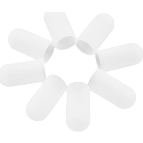 5pcs/bag Natural Rubber Disposable Latex Finger Cots Fingertip Protective Gloves White Finger Cots White Tattoo Beauty