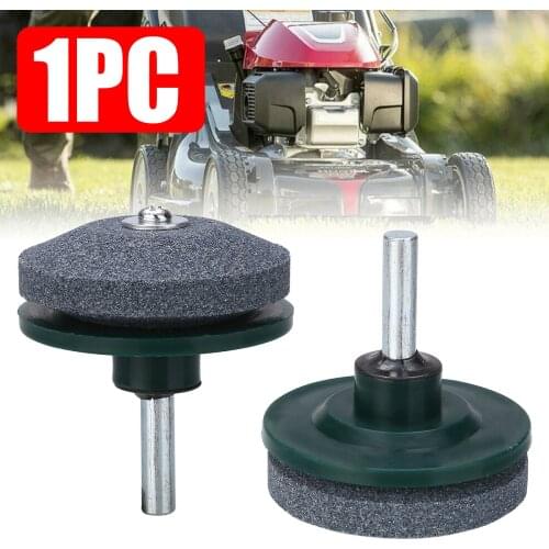 50mm Universal Sharpening Drill Mounted Blades Sharpener Rotary Lawn Mower Faster Blade Sharpener Grinding Garden Tool