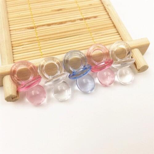 50Pcs/lot Adorable Baby Shower Favors Mini Pacifiers Girl Boy Party Game Decoration Party Supplies Wholesale