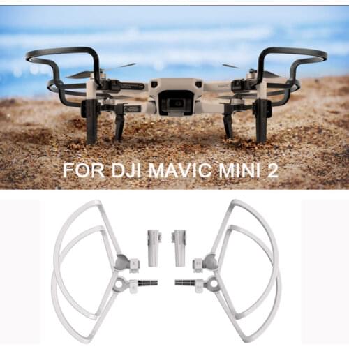 Quick-Release Prop Guards Propellers Guard for DJI Mavic Mini 2 Drone Blade Protector With Folding Landing Gear Kits Accessories