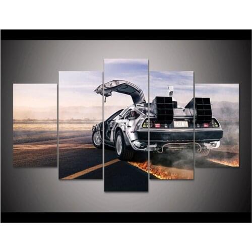 Diy Diamond Painting 5/pieces canvas car Full Square Drill 5d Diamond Embroidery Moaic Cross Stitch New Year DecorationZP-1435