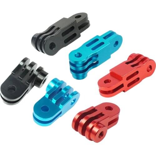 For Gopro Accessories Aluminium Long & Short Adjust CNC Arm Straight Joints 3 Way Mount For Go Pro Hero 8 7 9 SJCAM Xiaomi yi 4K