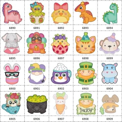 HSDCraft Free shipping 30 pcs planar resin cartoon Series for diy