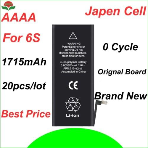 ISUN 20pcs/lot AAAA Battery for Apple For iPhone 6S 1715 mAh Li-ion Int Replacement