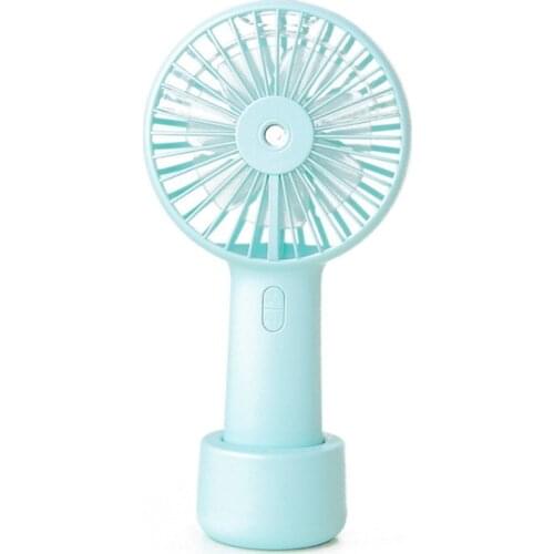 Mini Fan Handheld Humidifier Portable Water Spray Mist Fan Electric USB Rechargeable Cooling Air Conditioner Humidifier For Home