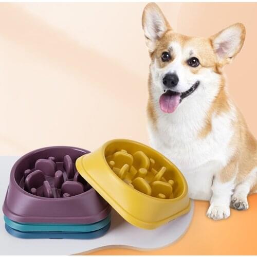Dog Slow Feeder Bowl Slow Feeder Bath Pet Supplies Pet Accessories Dog Slow Feeder Bowl For Cat Pets Slow Feeder Dog Bowls New
