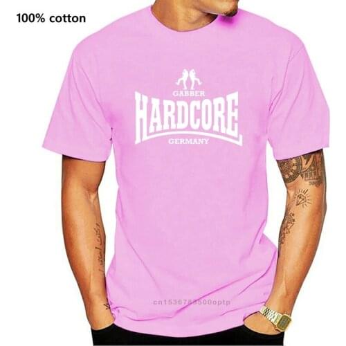 SHIRT "GABBER GERMANY" SPEEDCORE HAKKE TERROR HARDSTYLE2018 Fashion slim T-shirts T Shirt Mens Tee Shirts