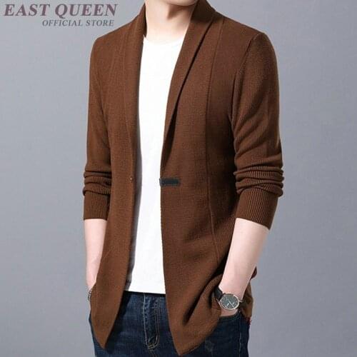 Mens Sweaters 2019 Brand Autumn New MenS Jackets Sweater Knitted Cardigan Overcoat For Male Sweater Jacket KK2932