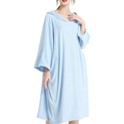 Autumn Spring Sleepwear women 9XL 8XL 7XL bust 160cm Plus size Womens dress 3 colors