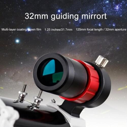 2021 New 32mm 1.25" Finderscope Focuser Guide Scope w/ Bracket for astronomical Telescope