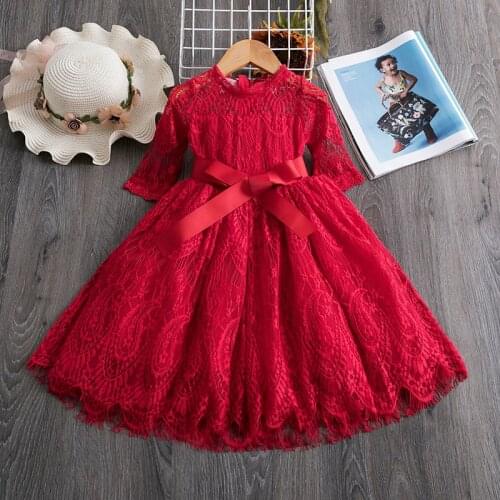 Princess Dress Baby Girls Flower Embroidery Dress Light Summer Dresses Party Gown Mesh Birthday Costume Children Fall Clothing