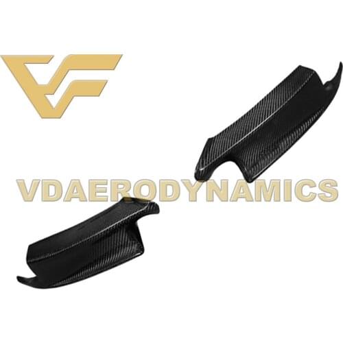Suitable For 08-13 BMW E92 E93 M3 VAD Carbon Fiber Front Bumper Side Bottom Lip Add On