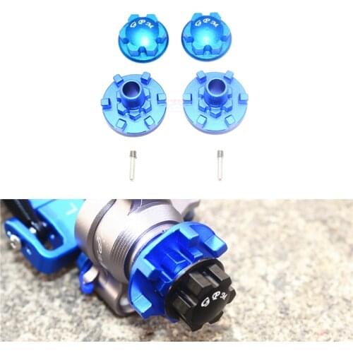 RC Car Parts GPM 1/10 E-REVO 2.0 86086-4 Upgrade Refit Accessories Metal Aluminum Alloy Hexagonal Coupling + Nut