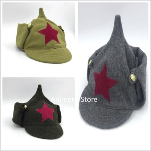 Russian High-quality Reprint of The Soviet Red Army Budyonny Cap Pavel Andreevich Korchgin Hat M27 Combat Cap-infantry doll