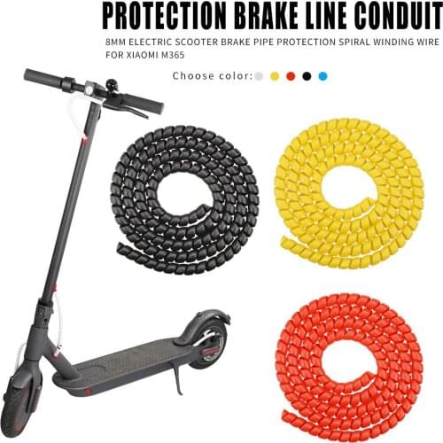 Scooter Frame Guard Line Brake Pipe Silicone Protection Cover for XIAOMI M365/PRO ES1 ES2 Electric Scooters Winding Pipe 1m