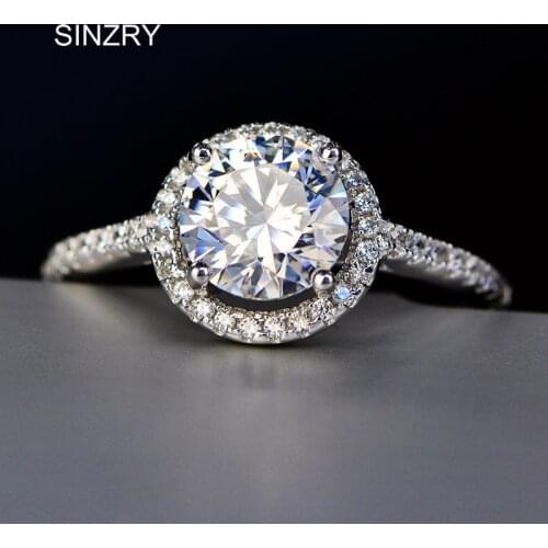 SINZRY Rings With Cubic Zirkonia For Women