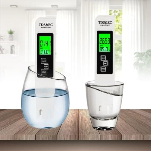 EC TDS Tester PH Meter Aquarium Pool Water Quality Analyzer Purity Testing Pen Swimming Portable Outdoor Elements