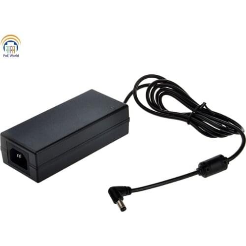 High quality 48V60W AC Adapter power supply max power 60W 2.1*5.5mm DC plug with power cord for PoE Patch Panel CCTV network