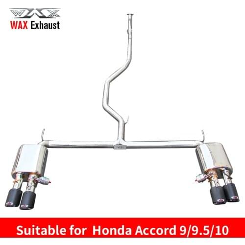 High performance car stainless steel exhaust pipe 9/9.5/10th generation for accord