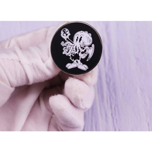 Cthulhu Player Pin Funny Novelty Button Badge