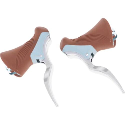 1 Pair Universal Alloy Bike Brake Lever Set for 22.2-23.8mm Handlebar BMX Mountain Bicycle Cycle Road Cycling