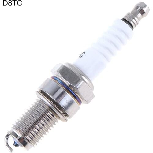 1 Pc D8TC Platinum Fire Tsui Spark Plugs 19mm Motorcycle Platinum Nozzles Spark Plugs Fit for CG 125cc 150cc 200cc 250cc