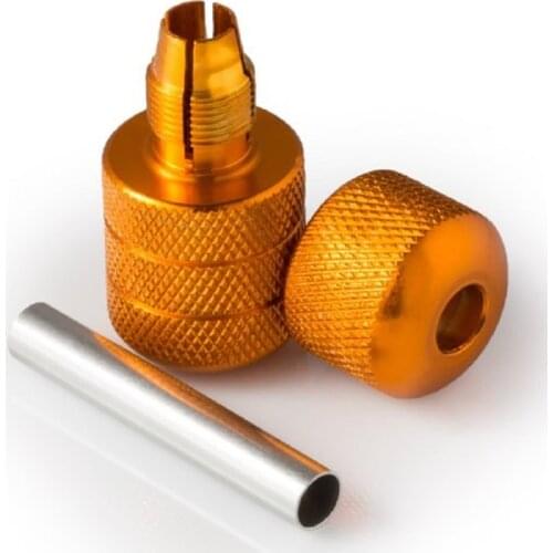 25mm Golden Auto-Lock Aluminum Alloy Tattoo Machine Grips Supply