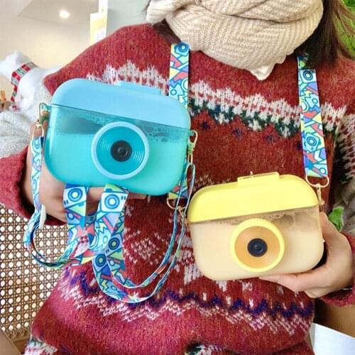 80% Hot Sales!!! Water Cup Large Capacity Camera Shape Food Grade PC Creative Water Bottle for Girls