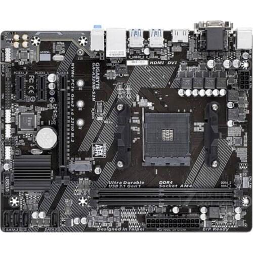 AM4 DDR4 For AMD A320 For Gigabyte GA-A320M-S2H Original Used Desktop Motherboard A320M-S2H