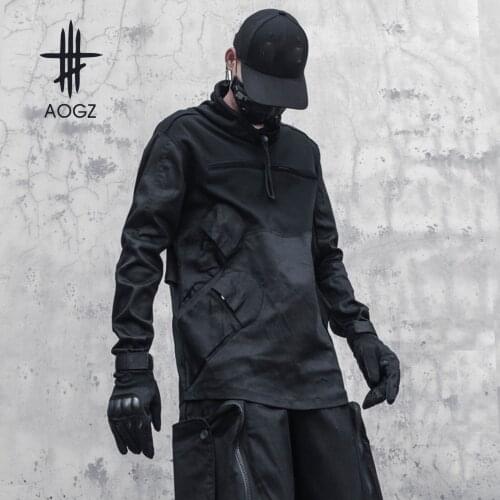 AOGZ Men's Sweatshirts With Collar