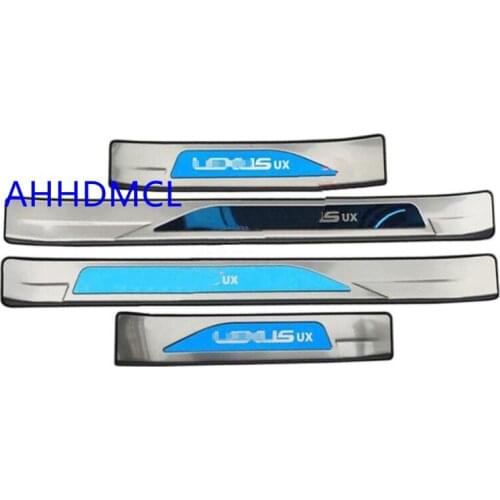 Car Welcome Pedal Threshold Strip Door Sill Strip For Lexus UX 2018 2019 2020