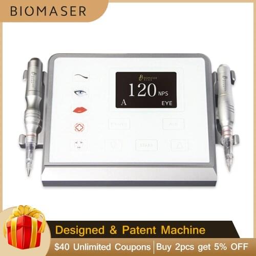 Biomaser P1 Intelligent Digital Semi Permanent Makeup Device For Eyebrows lips Eyes Complete Tattoo Pen Professional Machine
