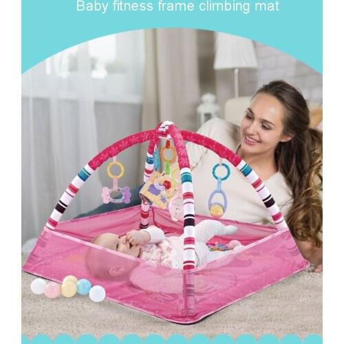 Baby fitness frame boys and girls crawling game blanket puzzle multi function fence crawling mat enlightenment toys