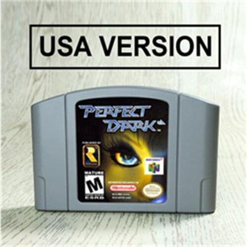 Perfect Dark For 64 Bit Game Cartridge USA Version NTSC Format