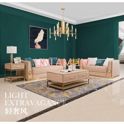 Living room Sofa set диван мебель кровать muebles de sala chesterfield 3 + 2 seater genuine leather sofa cama puff asiento sala