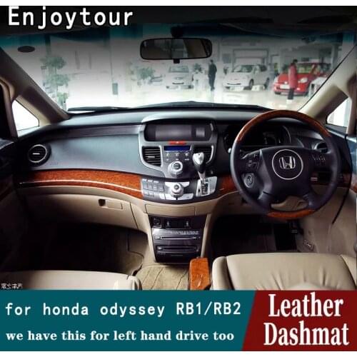 For Hond Odyssey RB1 RB2 2004 2005 2006 2007 2008 Leather Dashmat Dashboard Cover Pad Dash Mat Carpet Car Styling Accessories