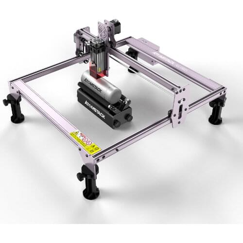 Hot ATOMSTACK A5 PRO 40W Laser Engraving Machine Lazer Engraver Printer with Y-axis Rotary Roller For Cans Eggs Cylinders Bottle