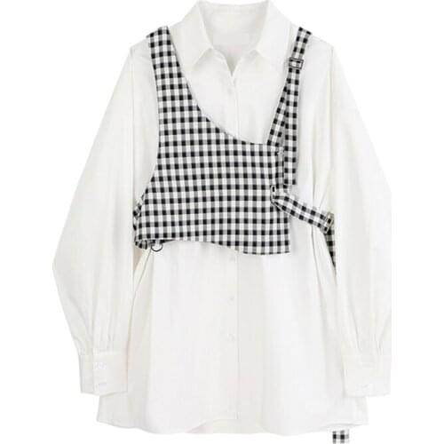 Блузки в клетку LJHXYPLYT China At AliExpress