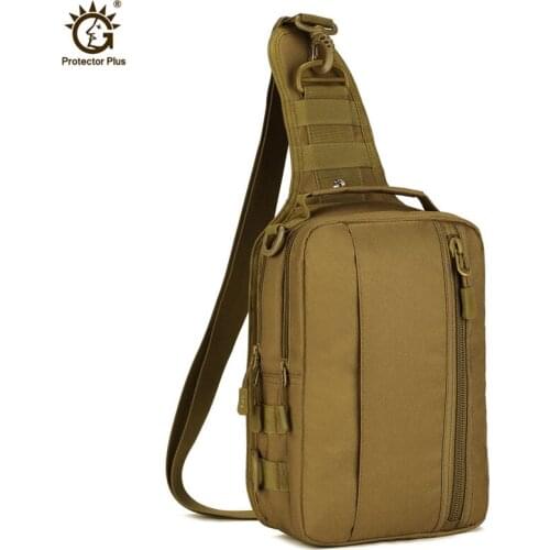 Men Army Waterproof Chest bag Military Molle Single Shoulder Bag Crossbody Bag for Outdoor Hiking Camping Hunting