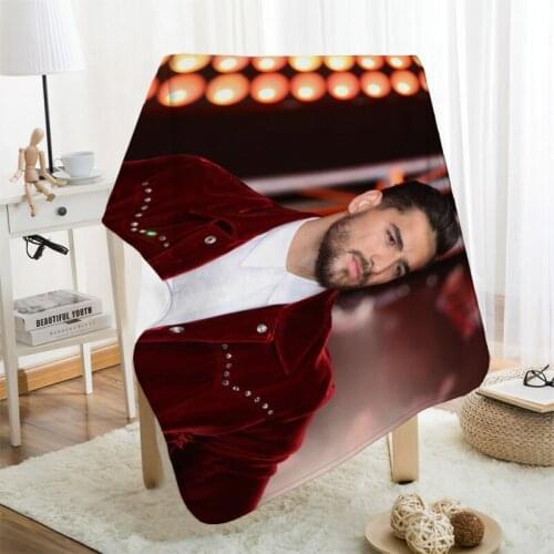 Musife Custom Maluma Flannel Blanket Design Your own Blanket Flannel Blankets for Sofa DIY Dropshipping