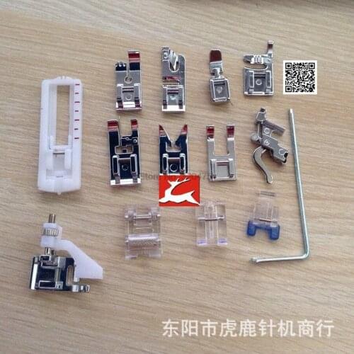 20set 14pcs Sewing Machine Foot Feet Presser Snap Set Kit For Brother Janome Multifunctional Electric Sewing Machine