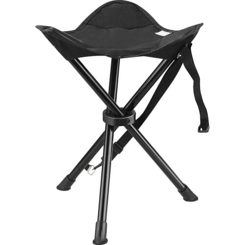 Portable Tripod Stool Folding Chair With Carrying Case For Outdoor Camping Walking Hunting Hiking Fishing Travel 200Lbs Capacity