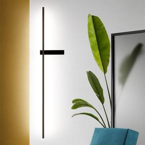 Modern LED Wall Lamp Bedroom Home Decor Mirror Wall Light Office Living Room Dining Room Indoor Lighting Long Strip Wall Sconce